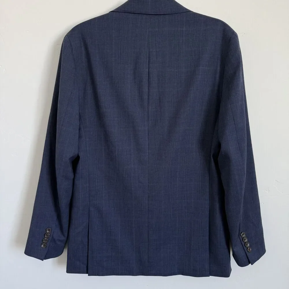 Bonobos Slim Fit Plaid Blazer Mens 38R Wool Suit Jacket Sport Coat